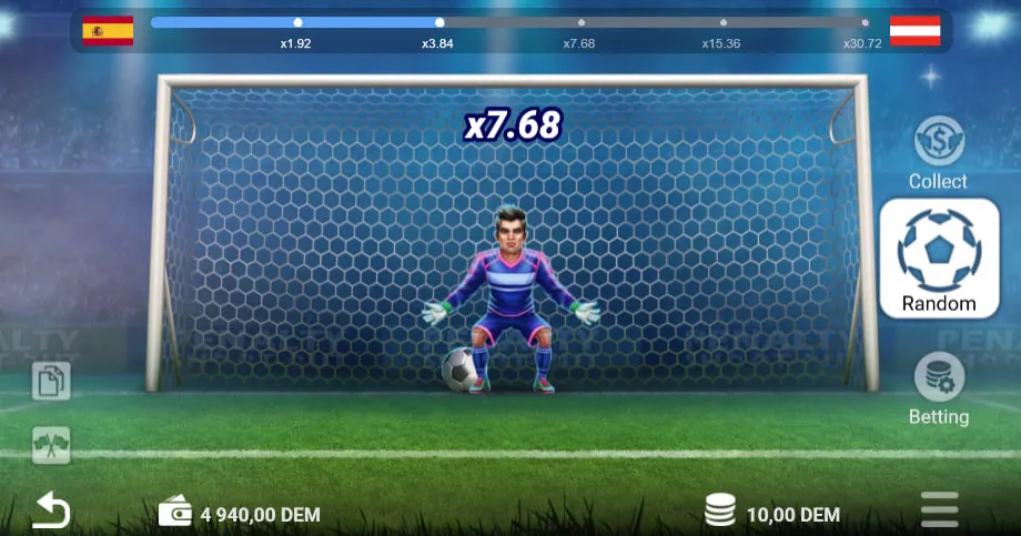 Practising strategy in demo mode Practising strategy in demo mode